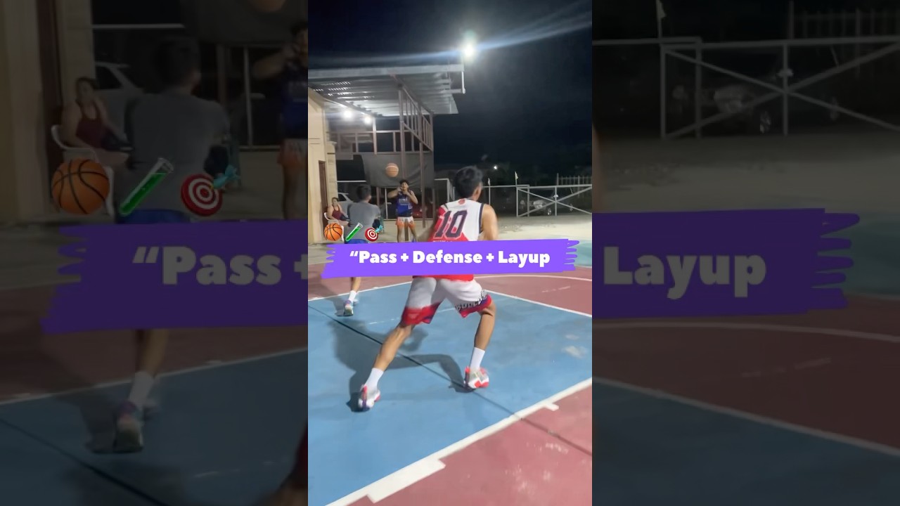 Pass + Defense + Layup 🧪🎯🏀 