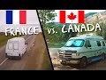 Les différences entre VIVRE au CANADA et en FRANCE