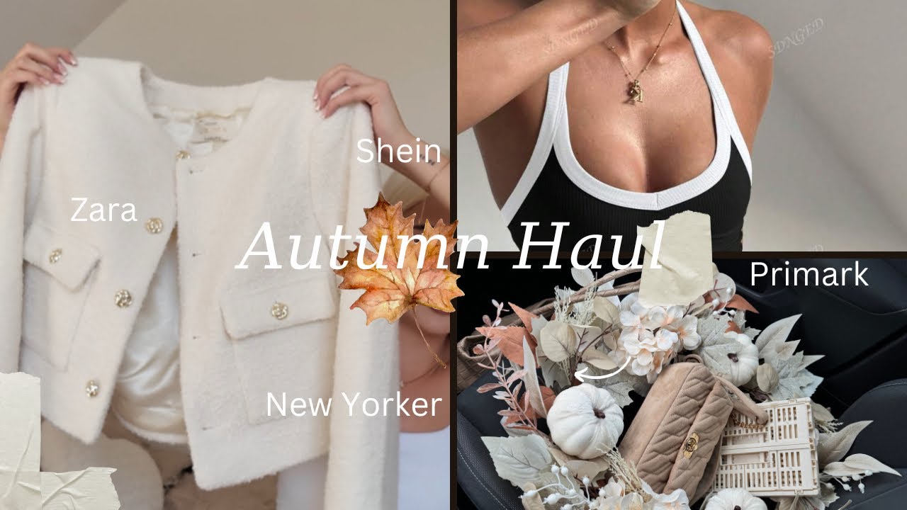 MEGA PODZIMNÍ HAUL - Zara, Primark, Shein atd.