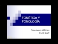 Fonemas y alófonos