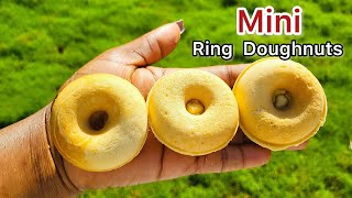 how to make mini ring donuts recipe/ mini ring donuts/doughnut recipe @ExhibitingMummysRecipes
