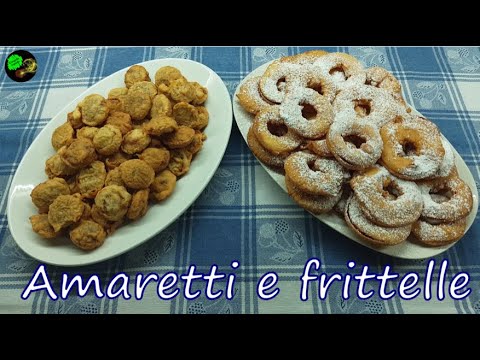 Amaretti e frittelle di mele...fritto misto piemontese...componente dolce