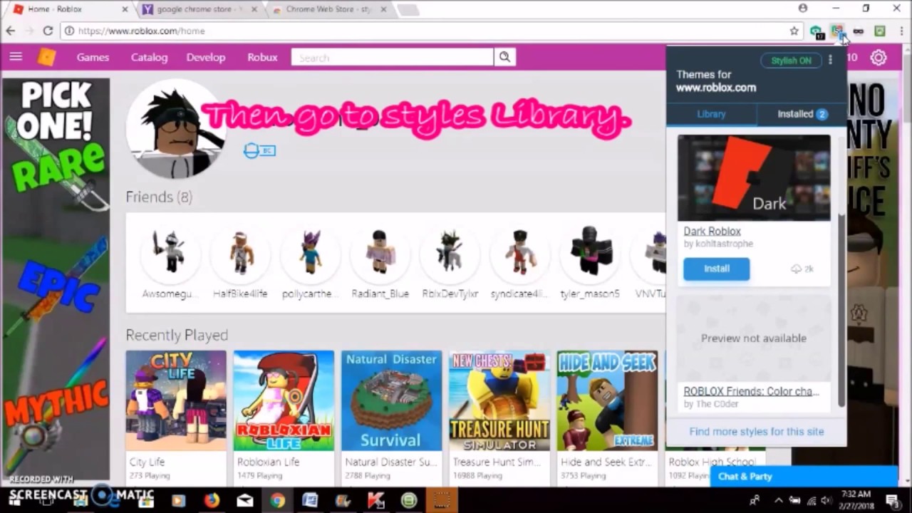 How To Change The Background Color Of Your Roblox Profile Youtube - how to change your background in roblox on mobile