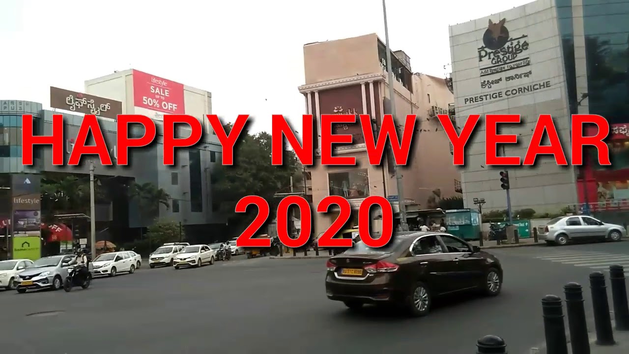 New Year Celebration In Garuda Mall Bangalore YouTube
