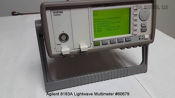 Agilent 8163A Lightwave Multimeter #60679
