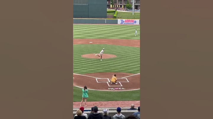Gwinnett Stripers game. Threw out the first pitch and that was pretty cool. #mlb #baseball #pitcher
