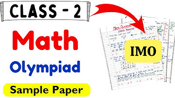 Maths Olympiad for Class 2 | Olympiad Exam for Class 2| Math Olympiad Sample Paper | IMO for Class 2