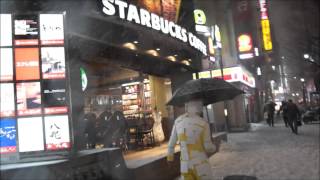 Freezing cold weather challenge with pasted adhesive warming pads 貼るカイロを全身に貼ったら大雪でも耐えられるのか試してみた