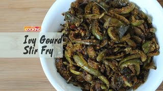 Ivy Gourd Stir Fry - Kovakkai poriyal  | Home Cooking