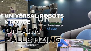 AW 2025 | 로봇 장착용 팔레타이징을 위한 지비드 3D 카메라 데모 (유니버설 로봇 & 로보에테크놀로지)