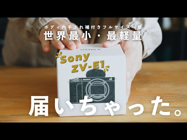 Sony's World's Smallest Full-Frame ZV-E1 Camera! Recommended