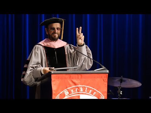 Ringo Starr Receives Honorary Doctorate at Berklee College of Music