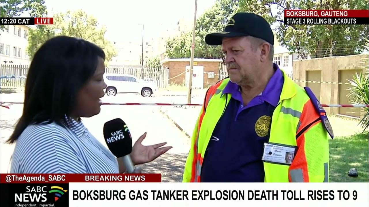 UPDATE Gas tanker explosion in Boksburg, East of Johannesburg YouTube