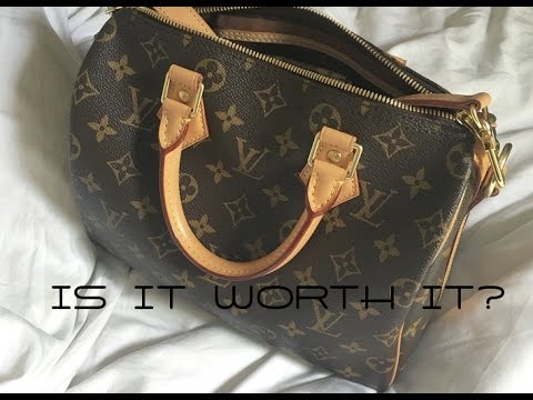 Louis Vuitton SPEEDY B 25 REVIEW - YouTube