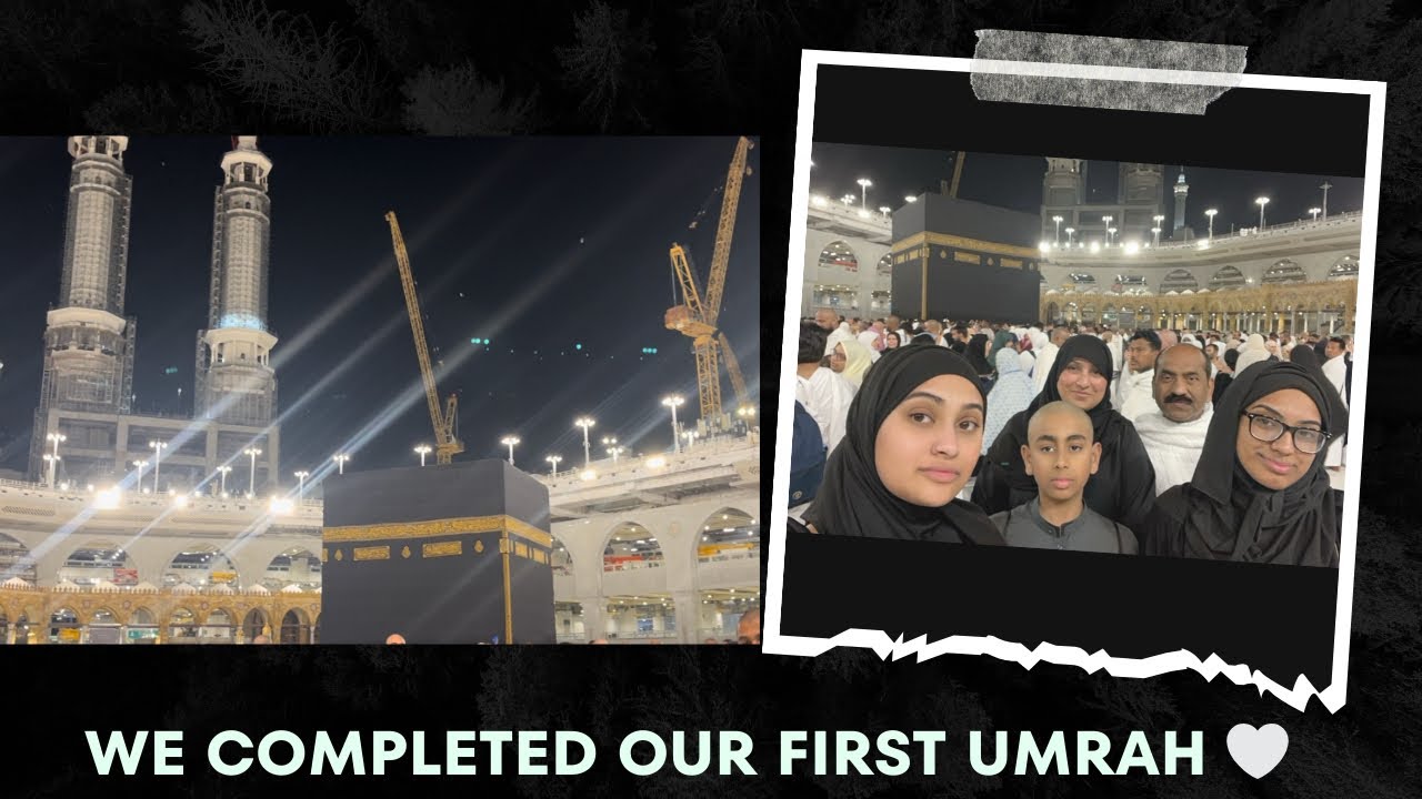 WE COMPLETED OUR FIRST UMRAH ALHUMDULLIAH 🤍 | UMRAH 2024 🕋❤️