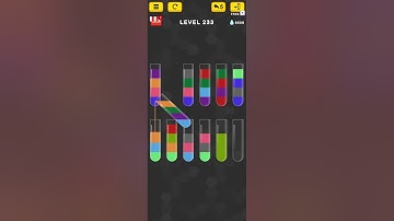 water sort color puzzle level 233