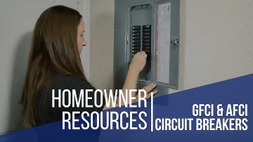 David Weekley Homes 2-Minute Tip: GFCI and AFCI Circuit Breakers