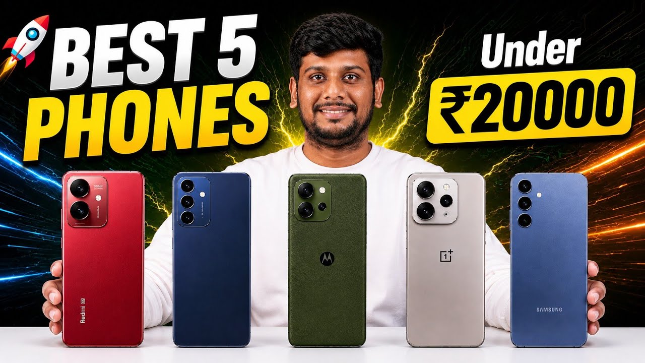 5 Best 5G Smartphones for ₹20000 🔥May 2026