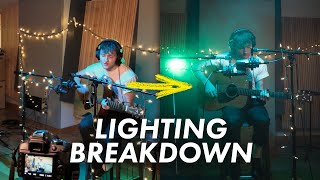 How to Light A Live Studio Session // 3-Point Setup