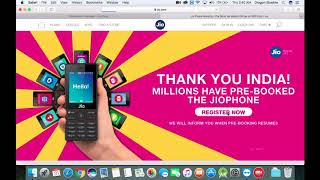 How to book Jio mobile phone in 500 Rs. screenshot 3