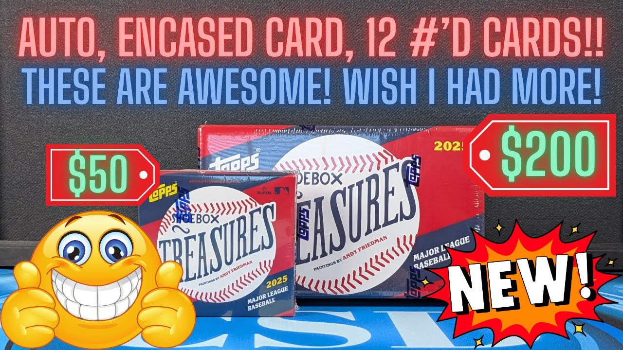 2025 Topps Baseball Shoebox Treasures Single Box & Collectors Box 