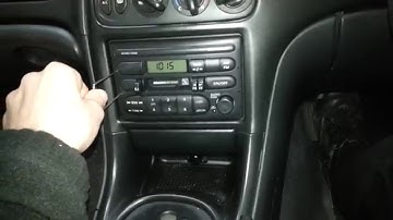 How to remove a Holden VT - VX radio, aka Chevrolet Omega - Lumina