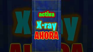 ✋👽Como poner XRAY en Minecraft bedrock🤬👌 #telodijoeldatwin
