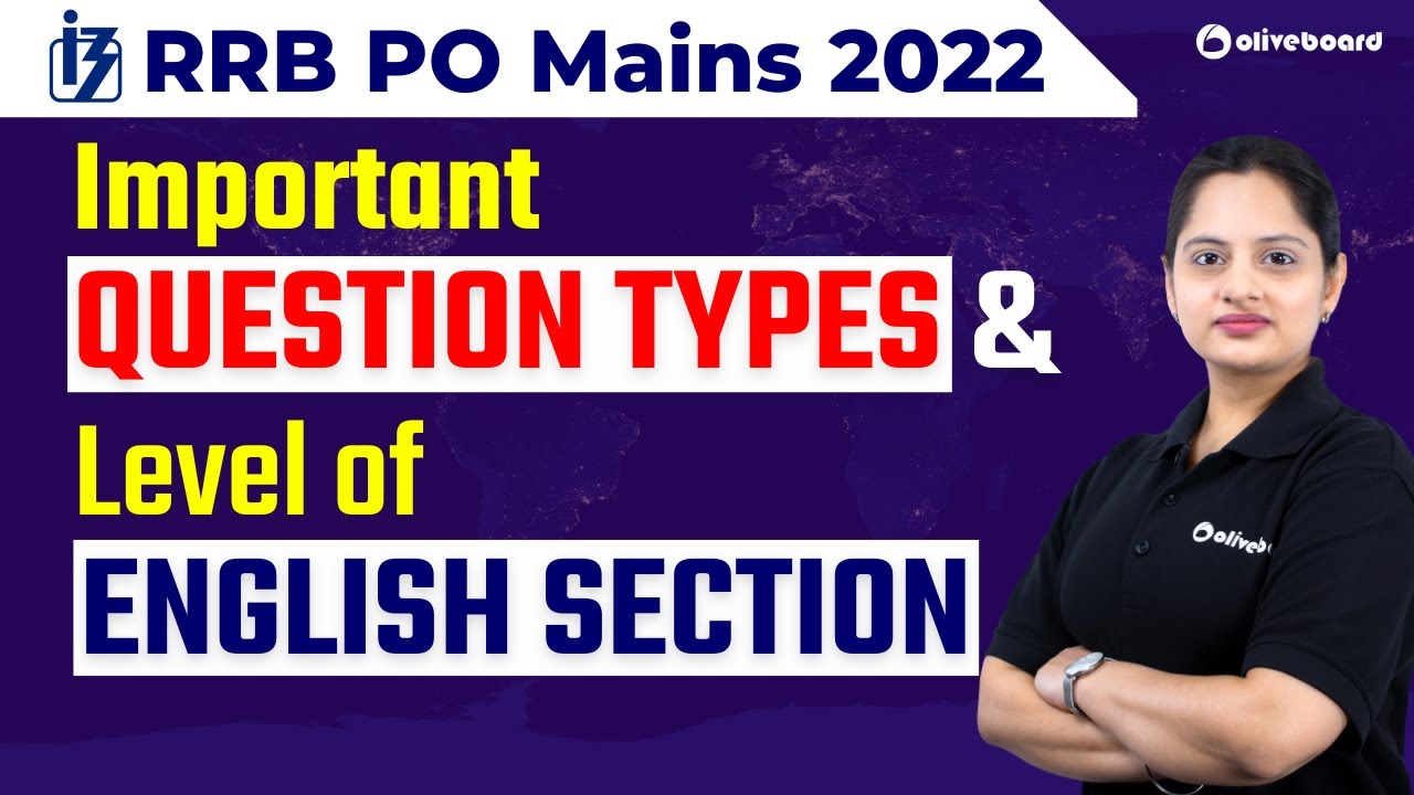 IBPS RRB PO Mains 2022 | Important Questions Type and Level of English ...