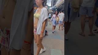 Bangla Road Phuket 🇹🇭  #Travel #Walkingtour #Vlog #Thailand #Phuket #Shorts #Trending #Tiktok