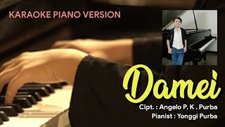 Download Lagu Damei  (Karaoke Piano Version) - Lagu Rohani Simalungun || Sing with Yonggi Purba MP3