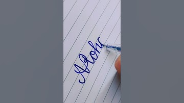 Mohan | shorts #name #shortsvideo #handwriting #cursive #calligraphy