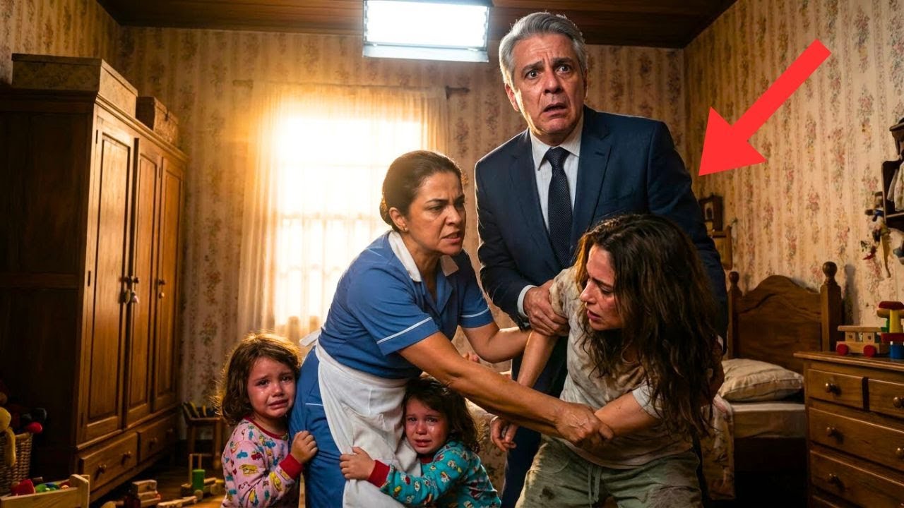 EMPRESÁRIO OUVE GRITOS NO QUARTO… E VÊ A COZINHEIRA ENFRENTANDO A ESPOSA PELAS CRIANÇAS…