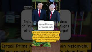 Netanyahu Rejects Claims of Trump Influence as Signs of a Growing Rift Emerge#news #trump #netanyahu
