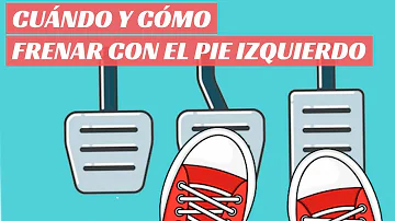 ¿Por qué no puedes frenar con el pie izquierdo?