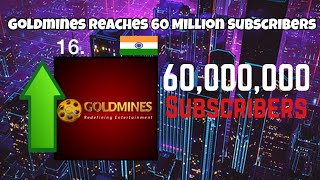 Goldmines Reaches 60 Million Subscribers | MDM’s Livestream