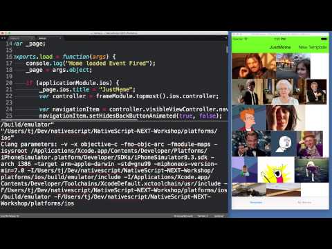 NativeScript Sublime Workflow