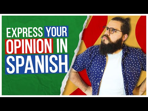 How to Express Your OPINION in Spanish 💪! All Words You Need to Know!