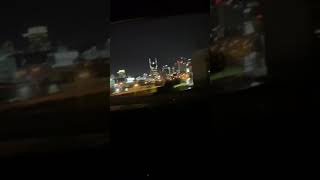 Driving in Nashville Tennessee at night