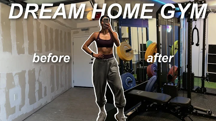 GARAGE HOME GYM TRANSFORMATION (Start to Finish)