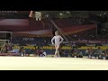 Ragan smith  floor exercise  2018 world championships  podium training