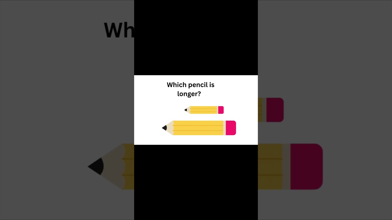 long and short concept for kids| Educational video|