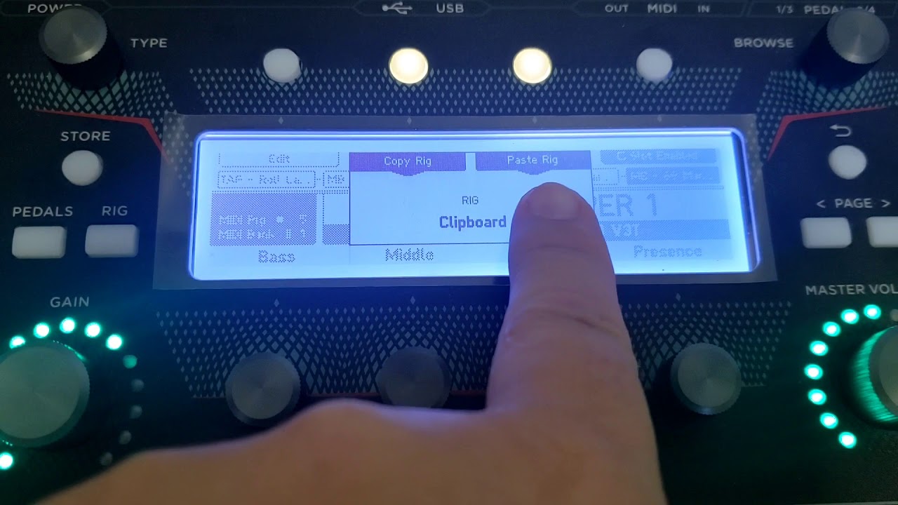 Kemper Stage - Copy and Paste Presets and Banks - YouTube