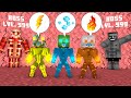 Minecraft, Elemental Body Builder Crook LVL 1 VS Body Builder Boss LVL 999 - Applesaucecraft