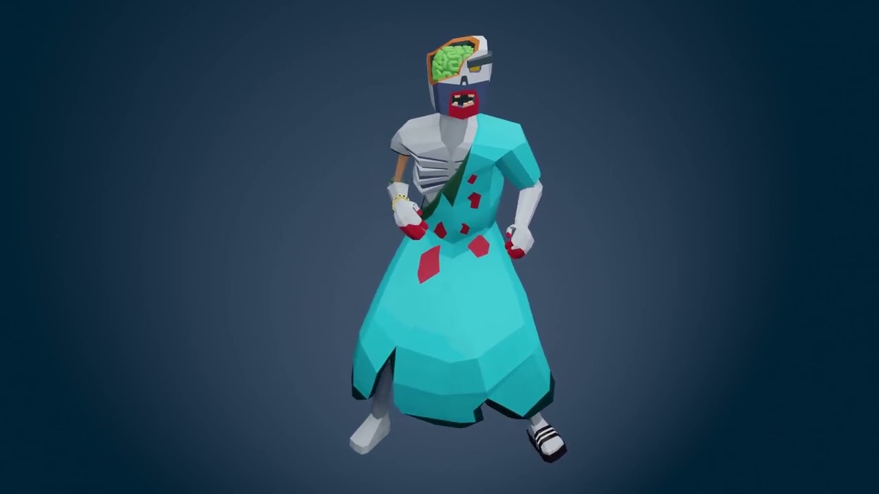 3D Characters Zombie Hospital Lowpoly Pack - Zombie 3