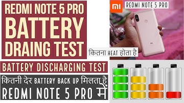 Redmi Note 5 Pro Battery Draining/Discharging Test | Heating? Blast? | M Talks