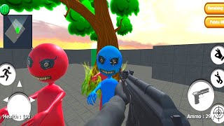 Blue & Red Alien - Fps Shooting Games 3D _ Android GamePlay. #46 screenshot 5