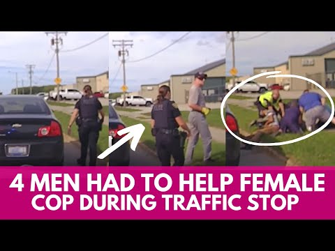 4 Men Had to Help STRONG Female Cop on Traffic Stop | Can Female Officers Protect & Serve?