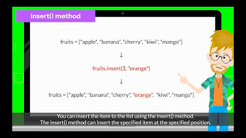 2. How to Insert Item in List | Chapter 7.2 List Manipulation in Pygame Zero