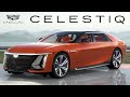 Cadillac celestiq electric luxury car in red
