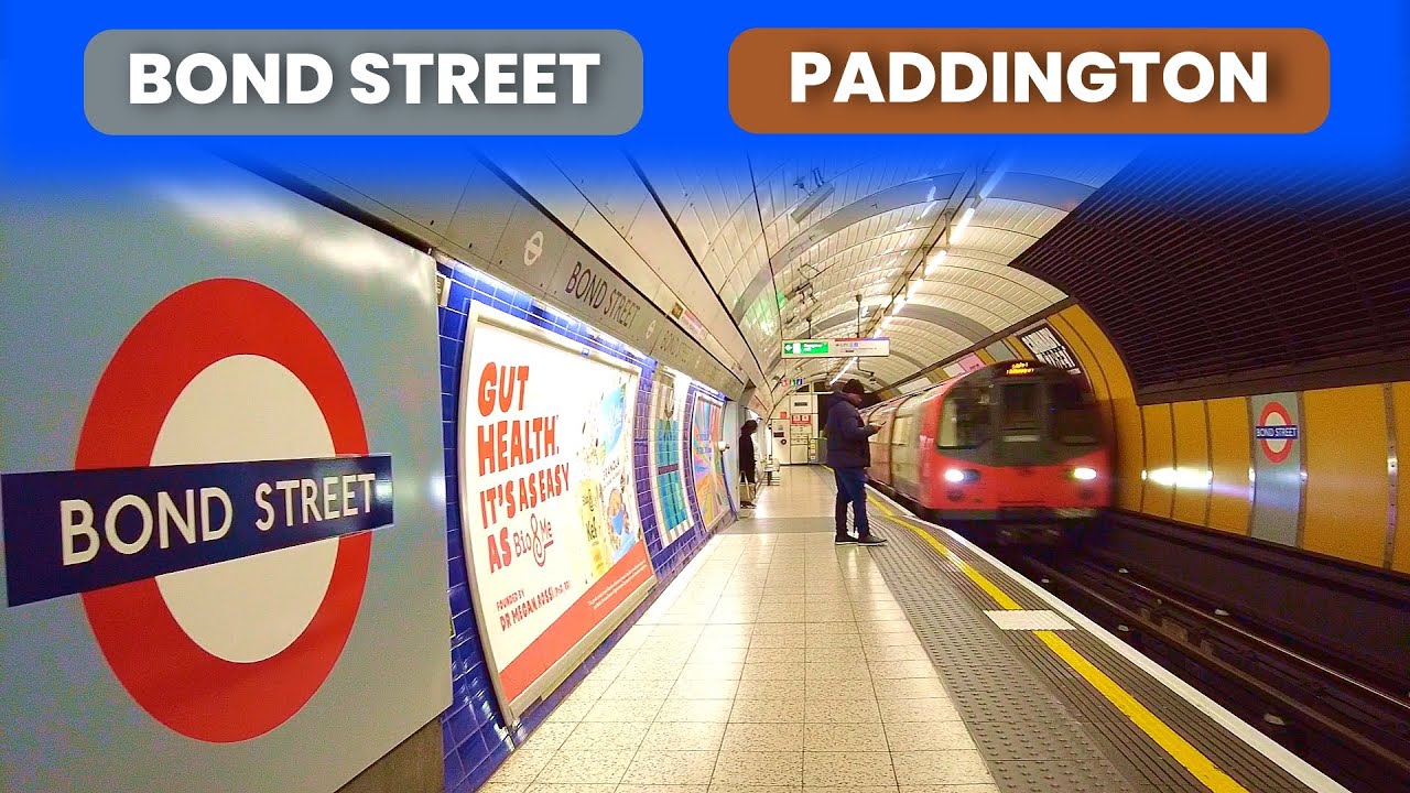 London Underground First Person Journey: Bond Street - Paddington Via Baker Street|1996 & 1972 Stock